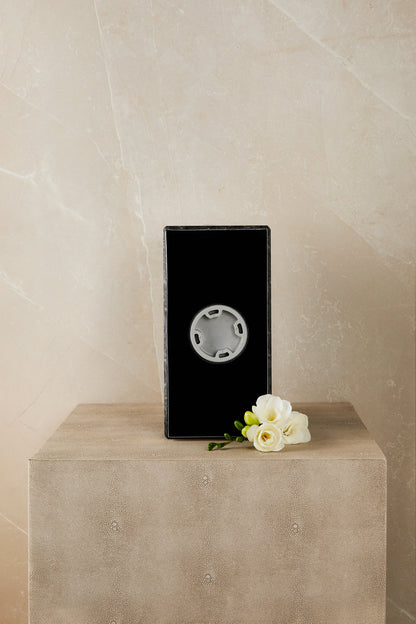 Black Marble Cremation Urn