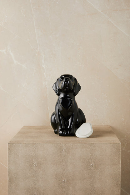 Black Dog - Cremation Urn
