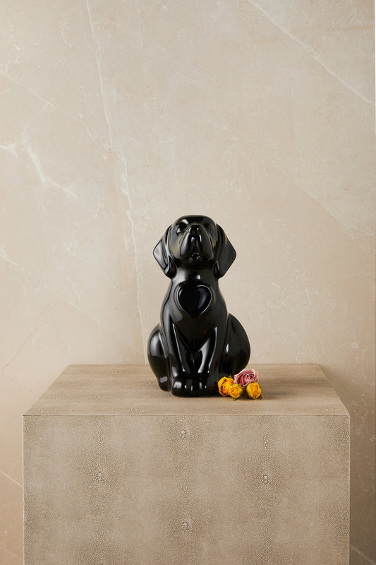 Black Dog - Cremation Urn