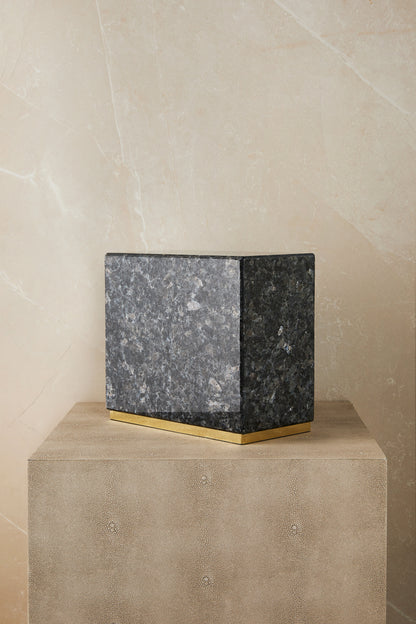 Blue Pearl Marble Cremation Urn