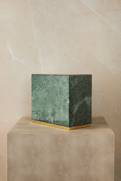 Green Marble Calla Cremation Urn