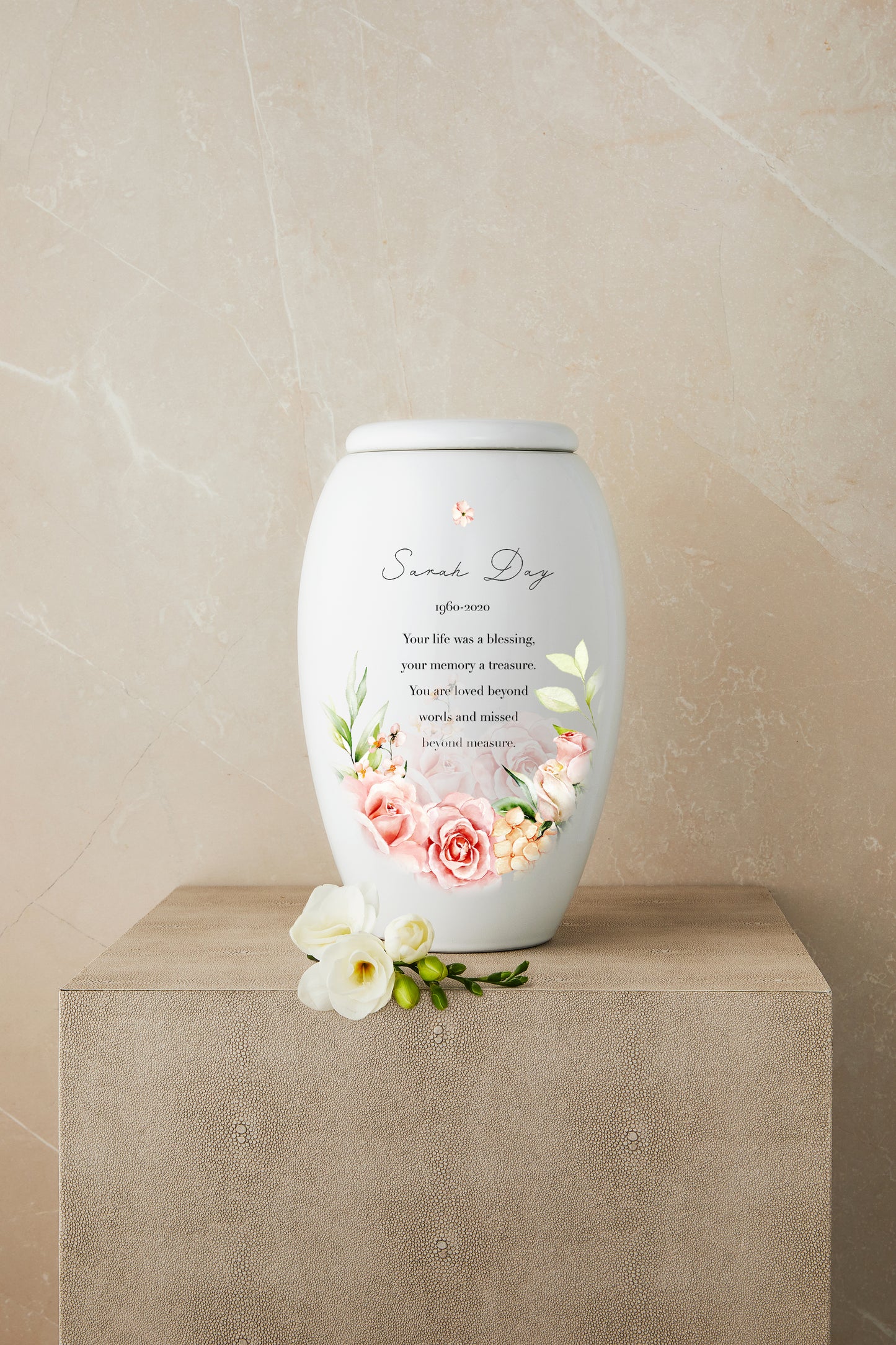 Floral Cremation Urn