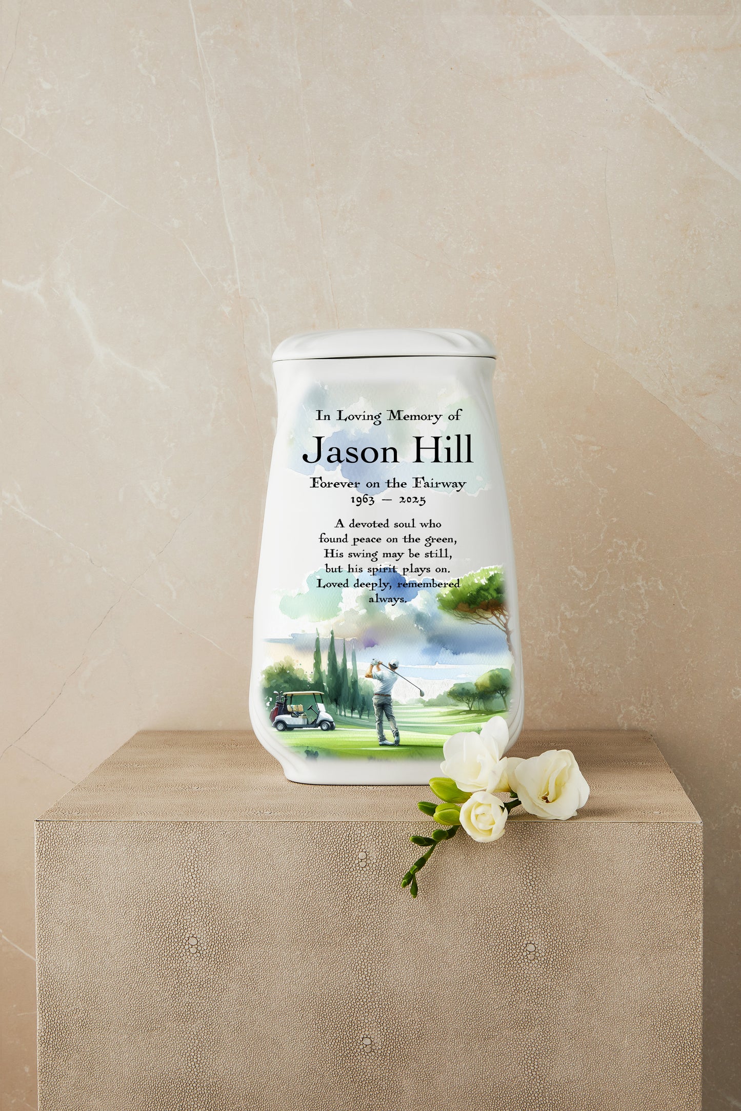Golf Cremation Urn