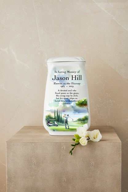 Golf Cremation Urn