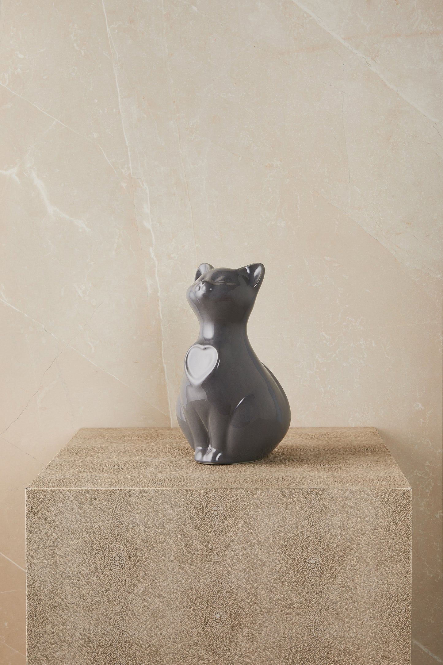 Personalized Grey Cat - Cremation Urn