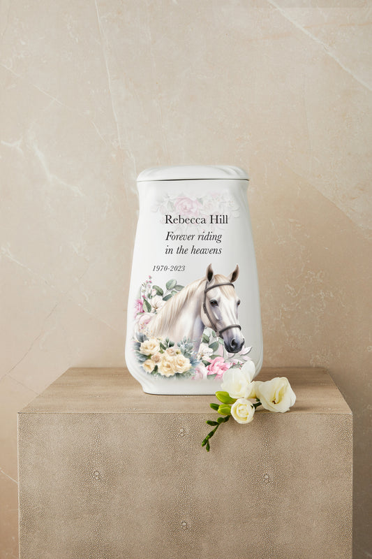 Horse Themed Cremation Urn