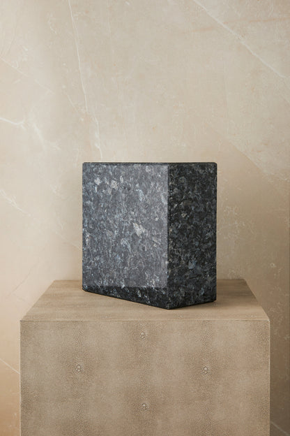 Blue Marble Breast Cancer Cremation Urn