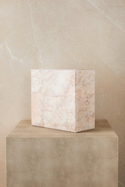 Pink Marble Cremation Urn