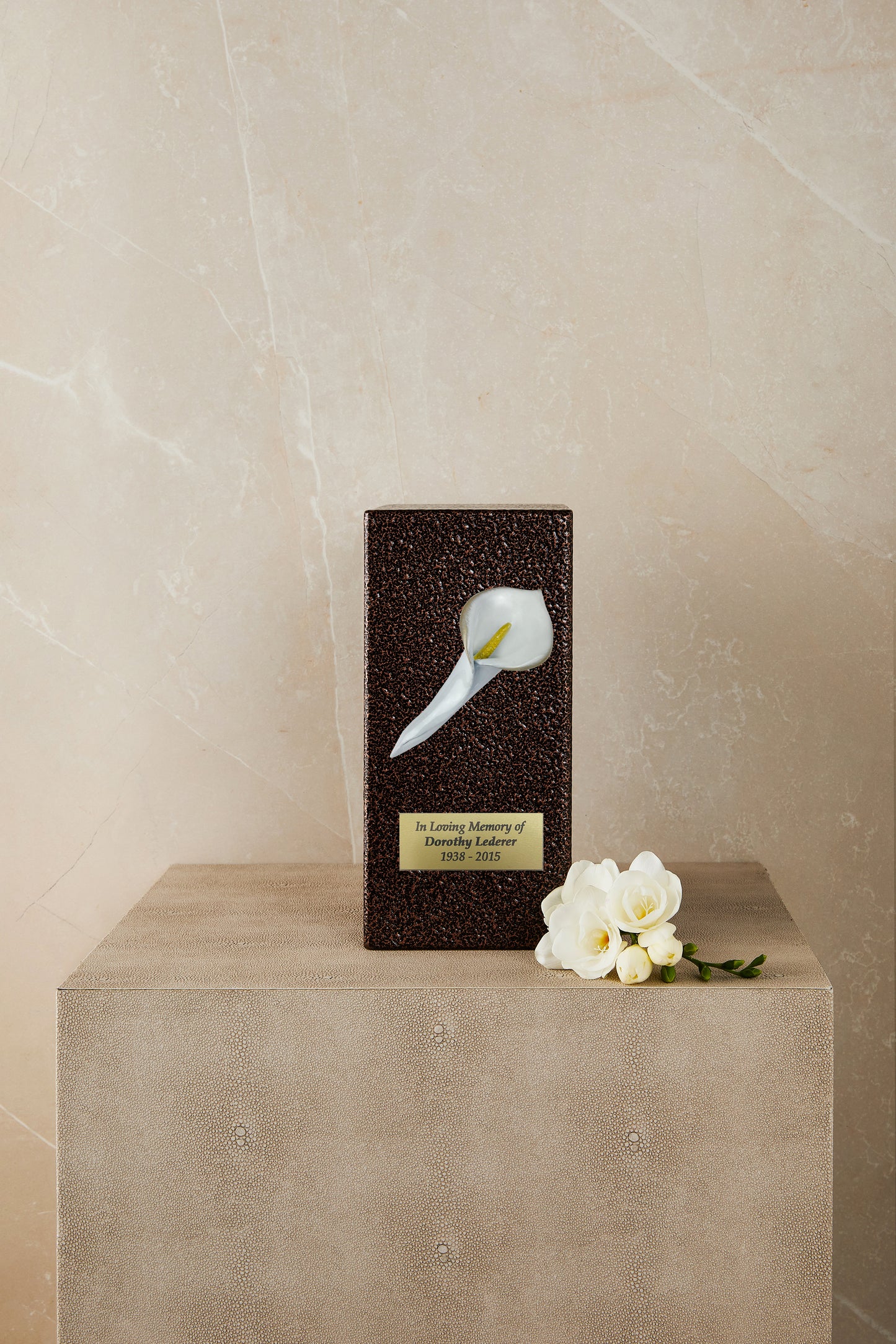 Copper Metal Based Calla Cremation Urn