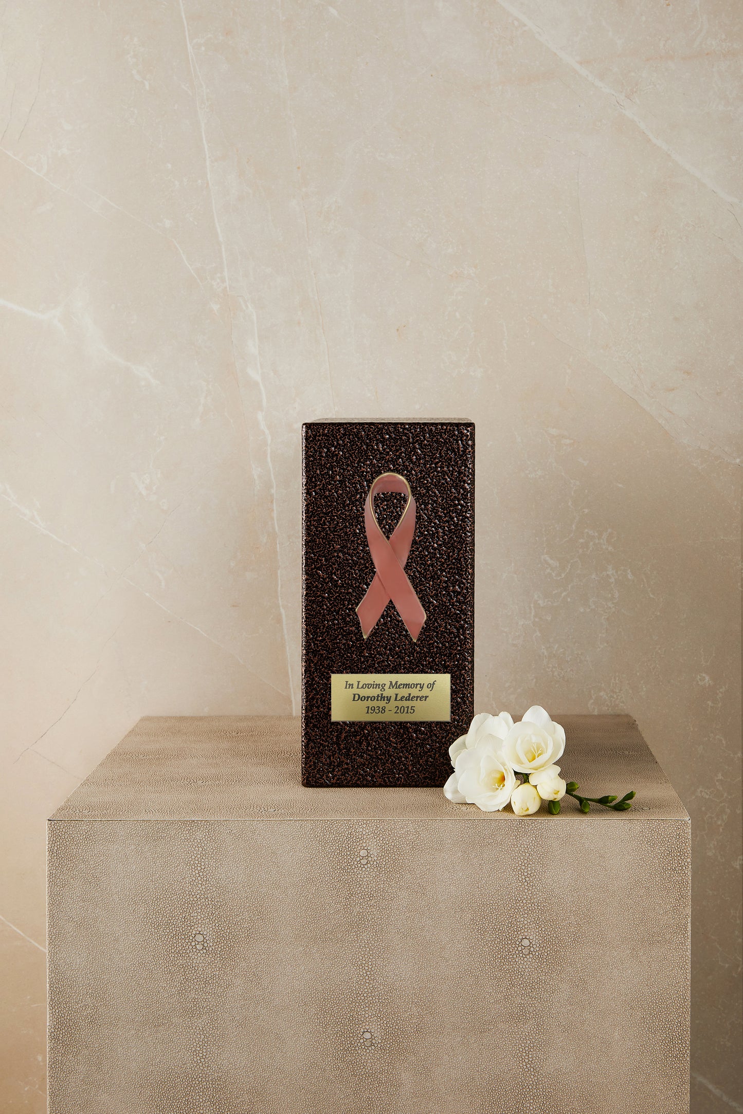 Copper Metal Based Breast Cancer Cremation Urn