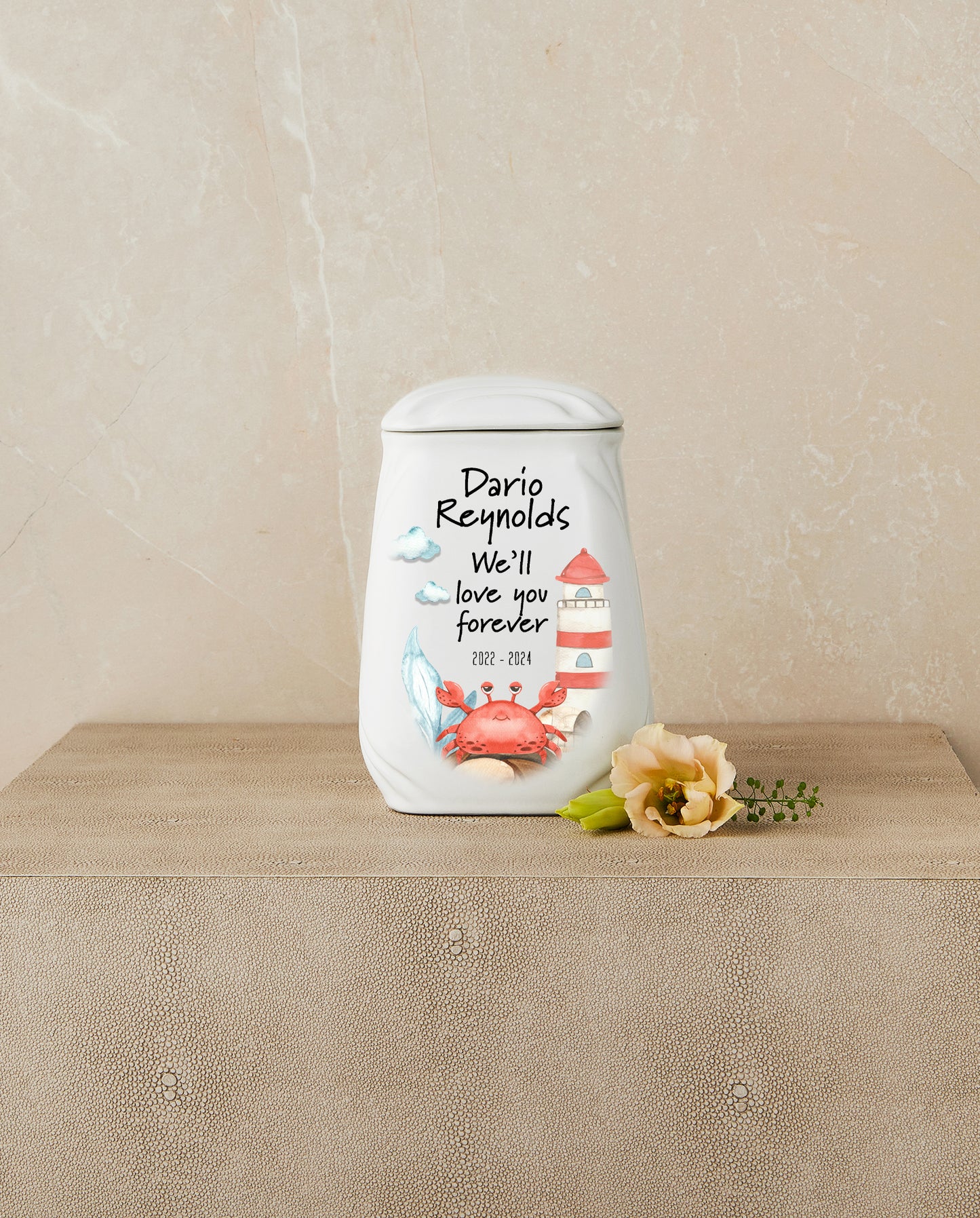My Friend Crab (Nautical theme) Cremation Urn