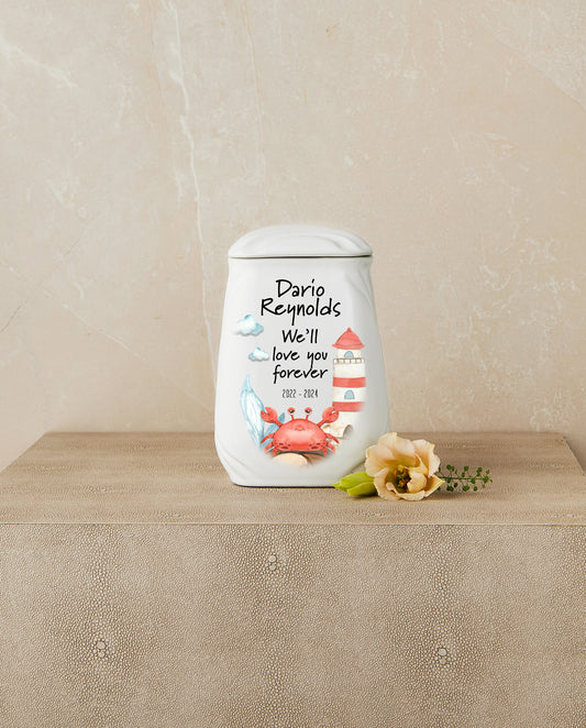My Friend Crab (Nautical theme) Cremation Urn