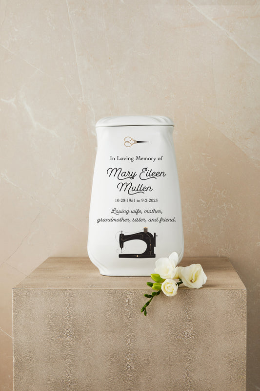 Sewing Cremation Urn