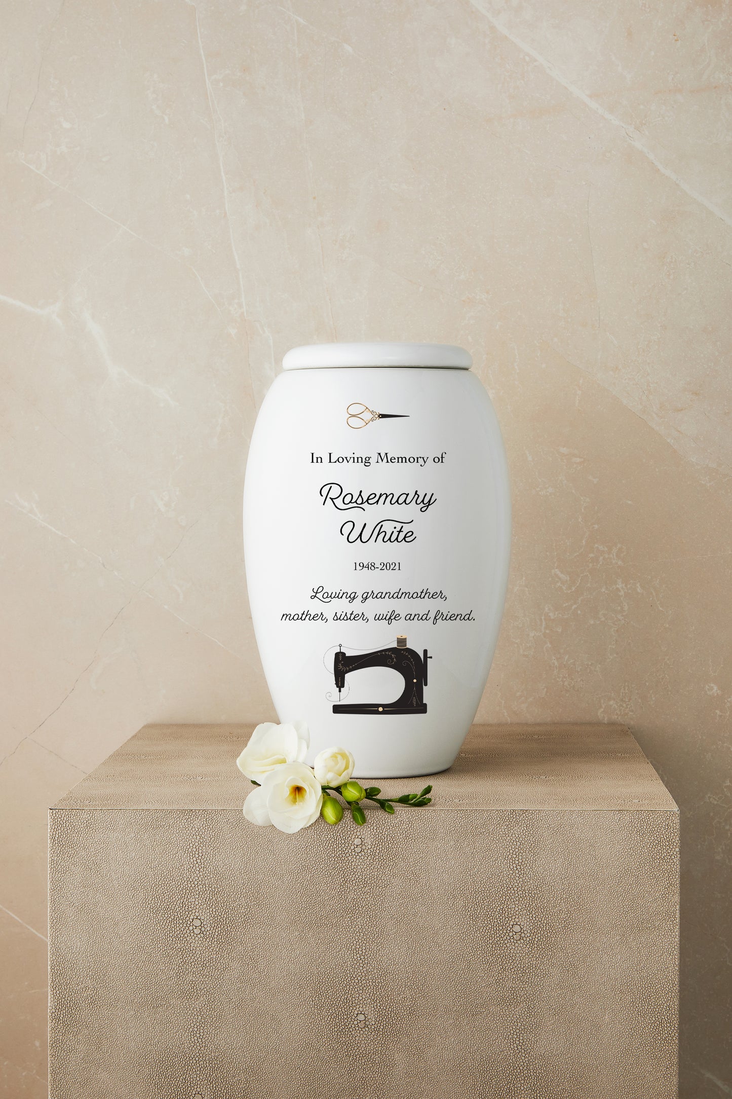 Sewing Cremation Urn