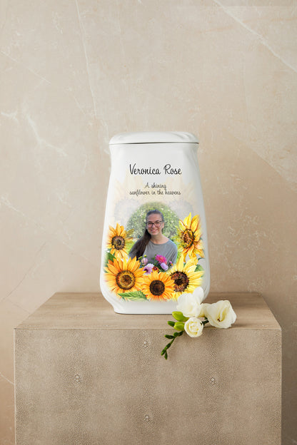 Sunflower Cremation Urn