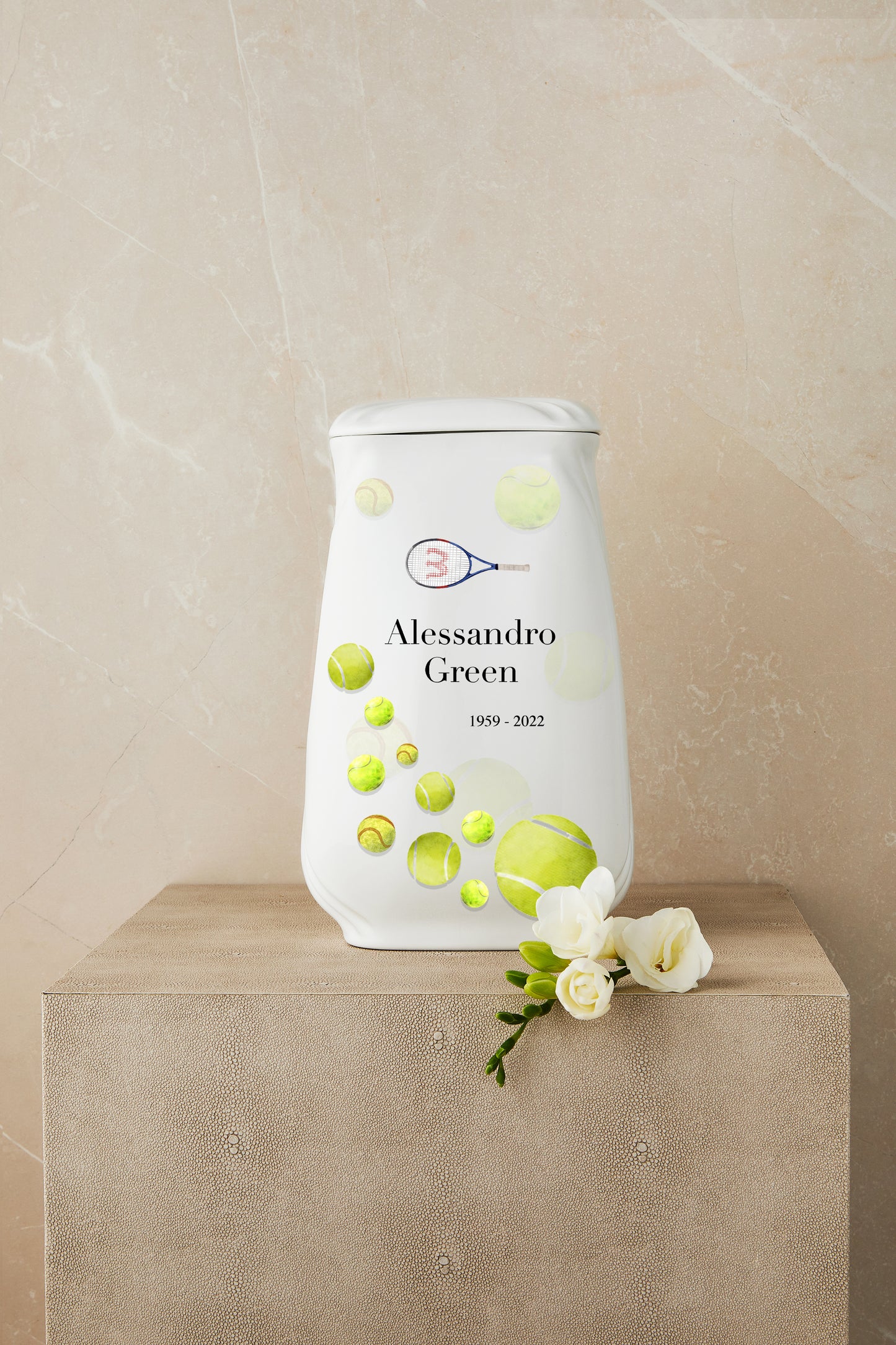 Tennis Player Cremation Urn